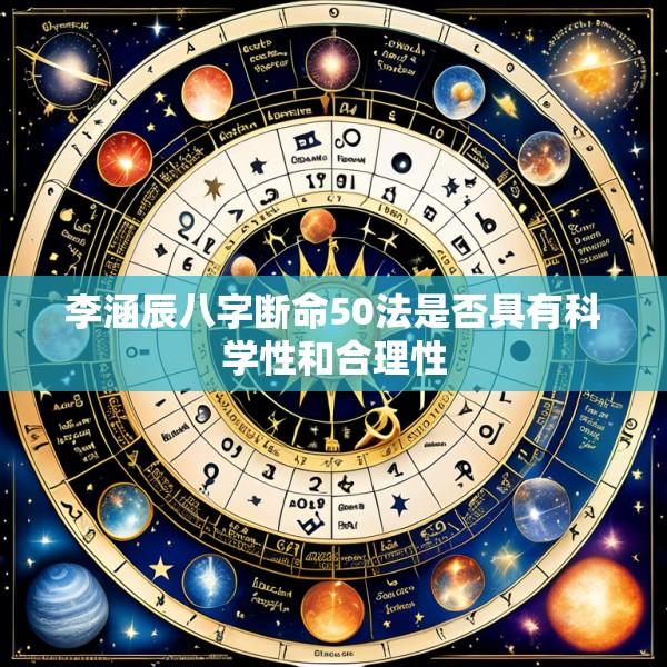 李涵辰八字断命50法是否具有科学性和合理性