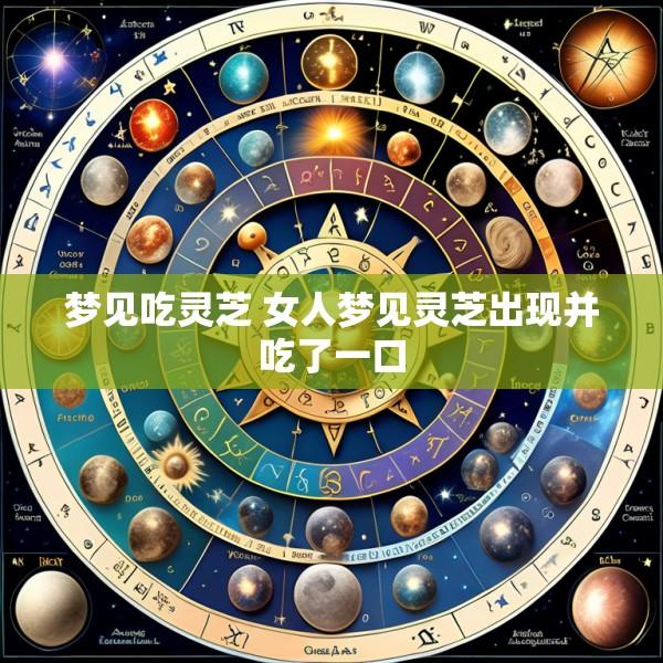 梦见吃灵芝 女人梦见灵芝出现并吃了一口
