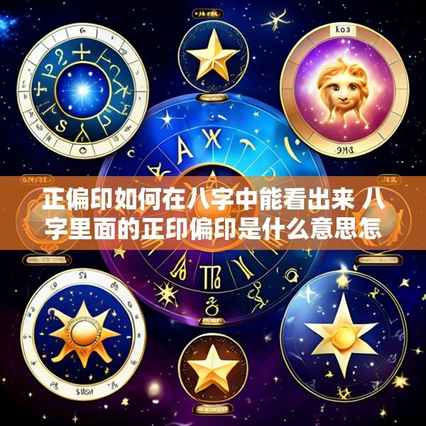正偏印如何在八字中能看出来 八字里面的正印偏印是什么意思怎么理解