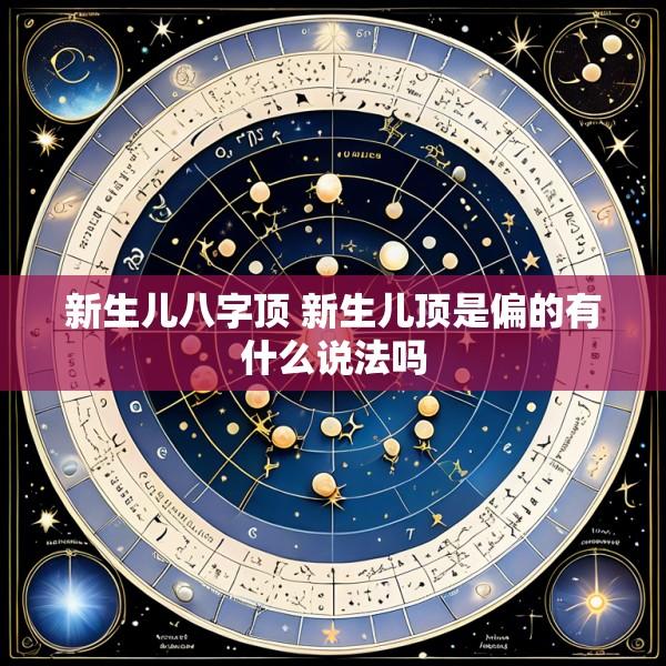 新生儿八字顶 新生儿顶是偏的有什么说法吗