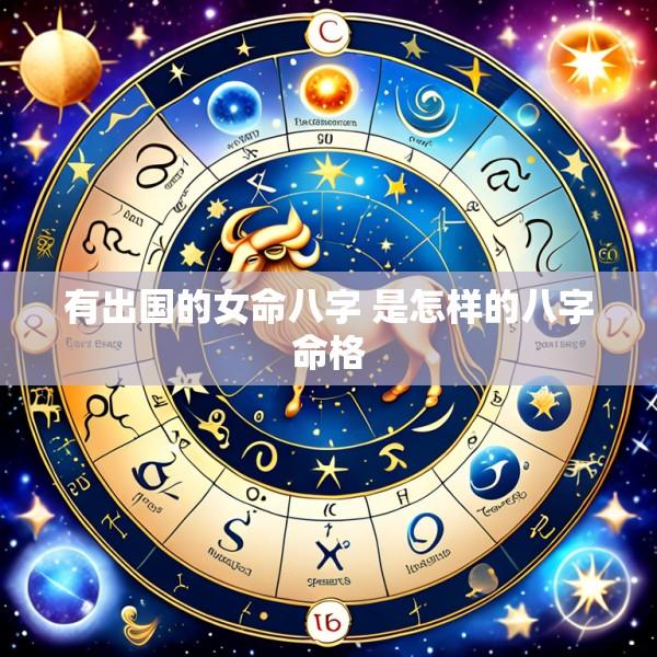 有出国的女命八字 是怎样的八字命格