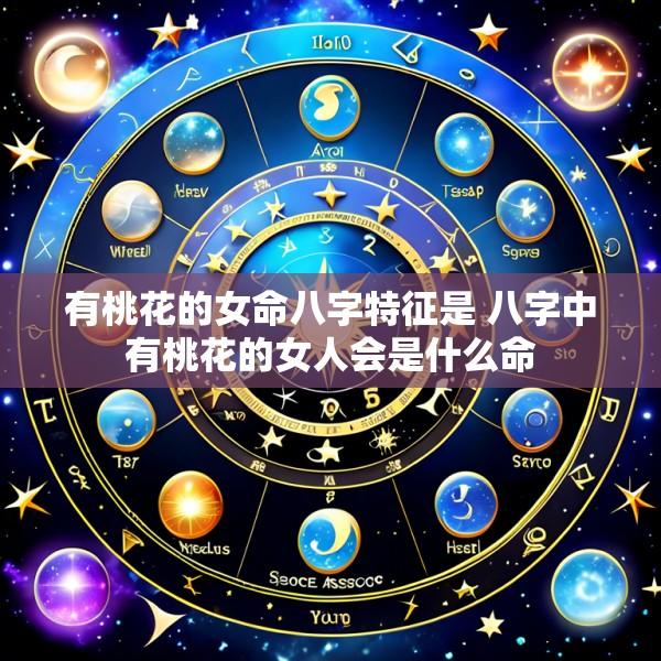 有桃花的女命八字特征是 八字中有桃花的女人会是什么命