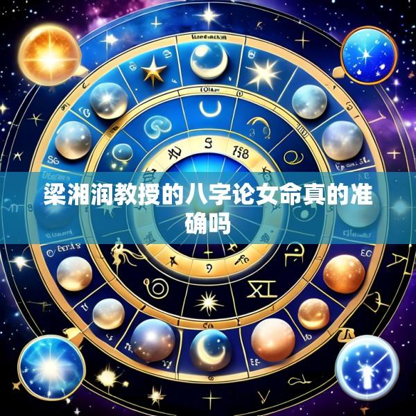 梁湘润教授的八字论女命真的准确吗
