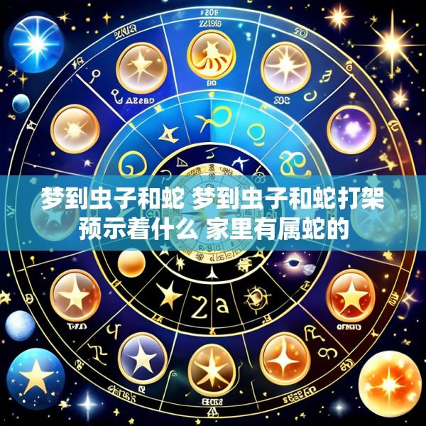 梦到虫子和蛇 梦到虫子和蛇打架预示着什么 家里有属蛇的
