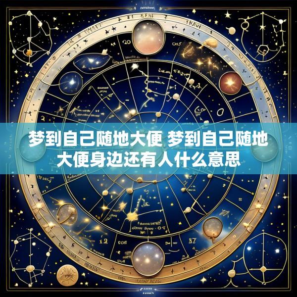 梦到自己随地大便 梦到自己随地大便身边还有人什么意思