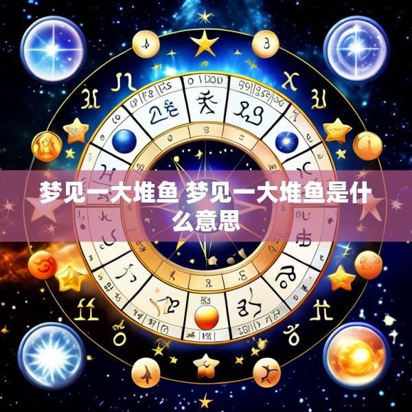 梦见一大堆鱼 梦见一大堆鱼是什么意思