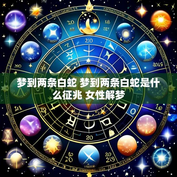 梦到两条白蛇 梦到两条白蛇是什么征兆 女性解梦