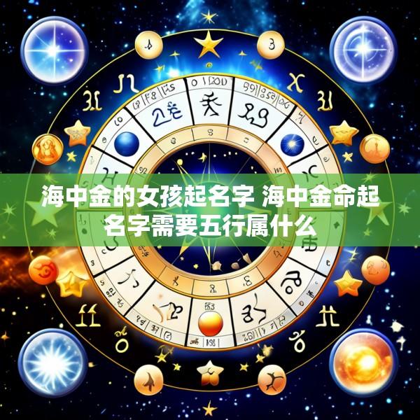 海中金的女孩起名字 海中金命起名字需要五行属什么