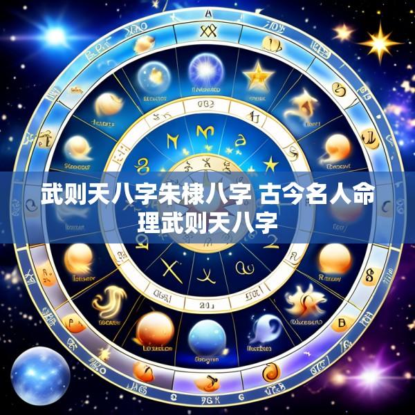 武则天八字朱棣八字 古今名人命理武则天八字