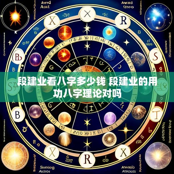 段建业看八字多少钱 段建业的用功八字理论对吗