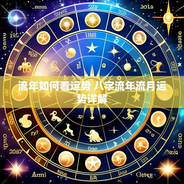 流年如何看运势 八字流年流月运势详解