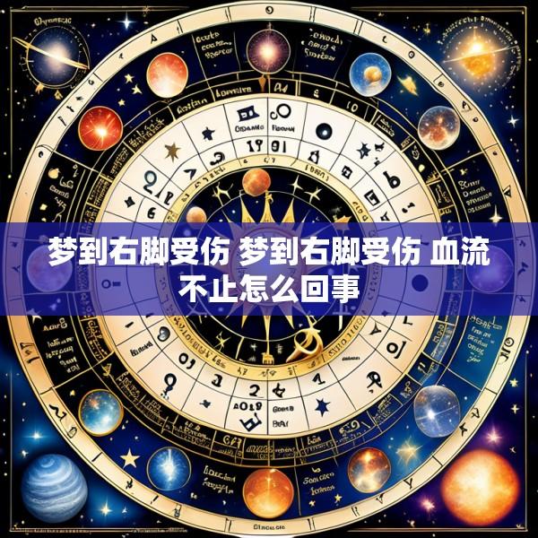 梦到右脚受伤 梦到右脚受伤 血流不止怎么回事