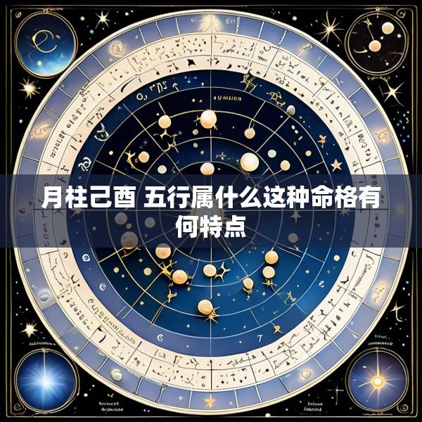月柱己酉 五行属什么这种命格有何特点