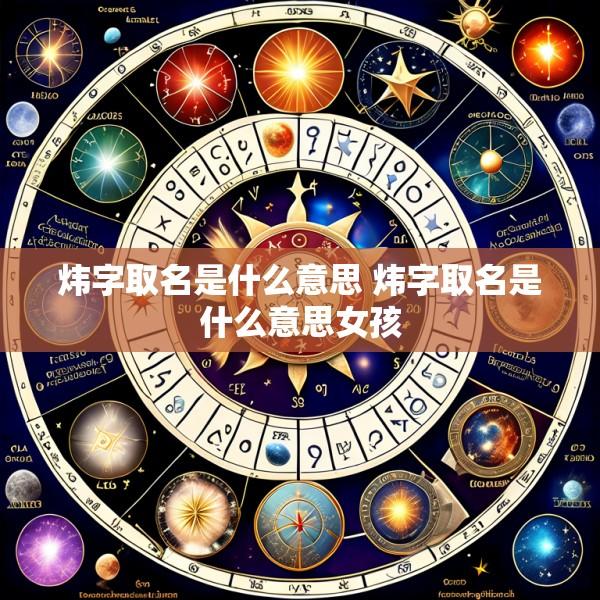 炜字取名是什么意思 炜字取名是什么意思女孩