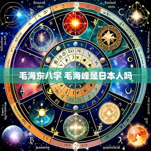毛海东八字 毛海峰是日本人吗