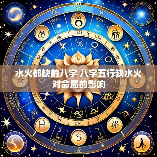 水火都缺的八字 八字五行缺水火对命局的影响