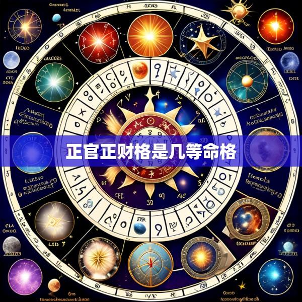 正官正财格是几等命格