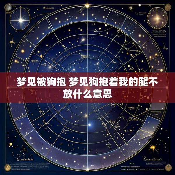 梦见被狗抱 梦见狗抱着我的腿不放什么意思