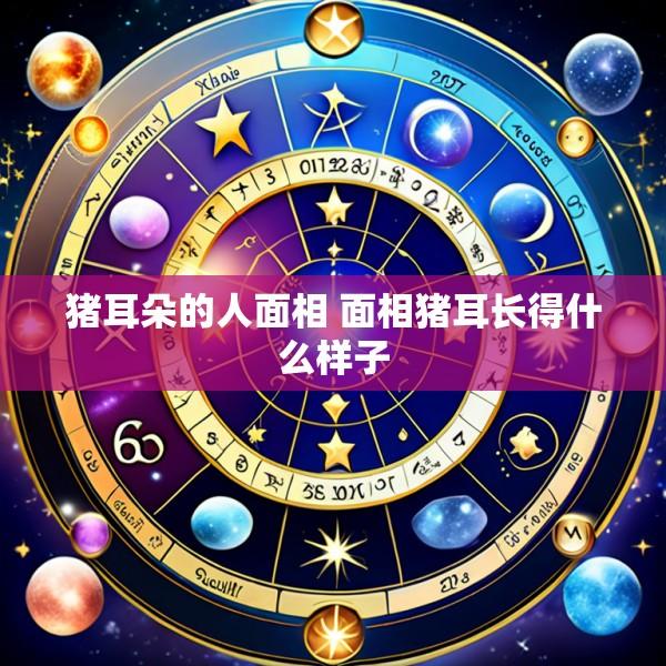 猪耳朵的人面相 面相猪耳长得什么样子