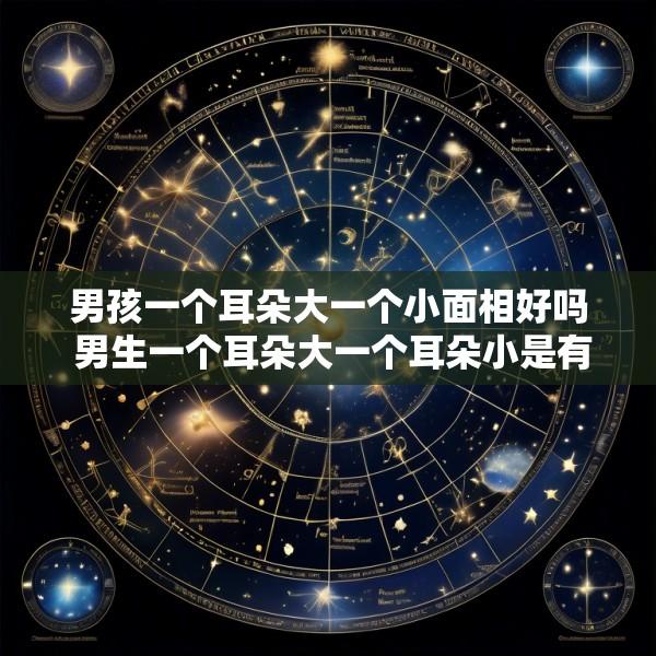 男孩一个耳朵大一个小面相好吗 男生一个耳朵大一个耳朵小是有福气吗