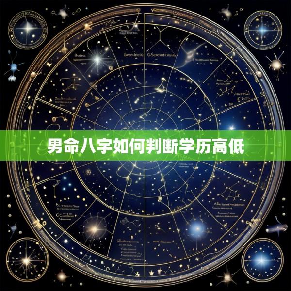 男命八字如何判断学历高低
