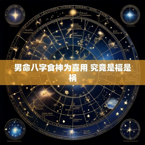 男命八字食神为喜用 究竟是福是祸