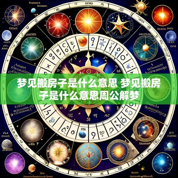 梦见搬房子是什么意思 梦见搬房子是什么意思周公解梦