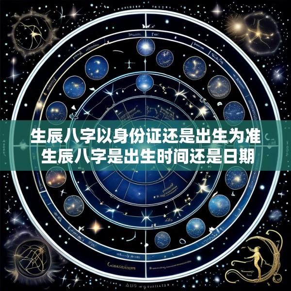 生辰八字以身份证还是出生为准 生辰八字是出生时间还是日期