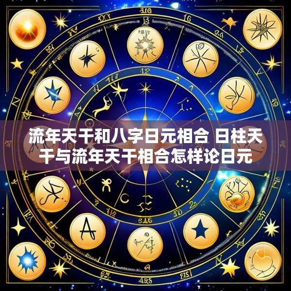流年天干和八字日元相合 日柱天干与流年天干相合怎样论日元