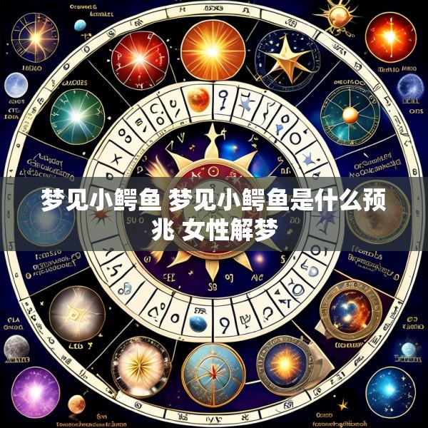 梦见小鳄鱼 梦见小鳄鱼是什么预兆 女性解梦