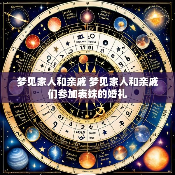 梦见家人和亲戚 梦见家人和亲戚们参加表妹的婚礼
