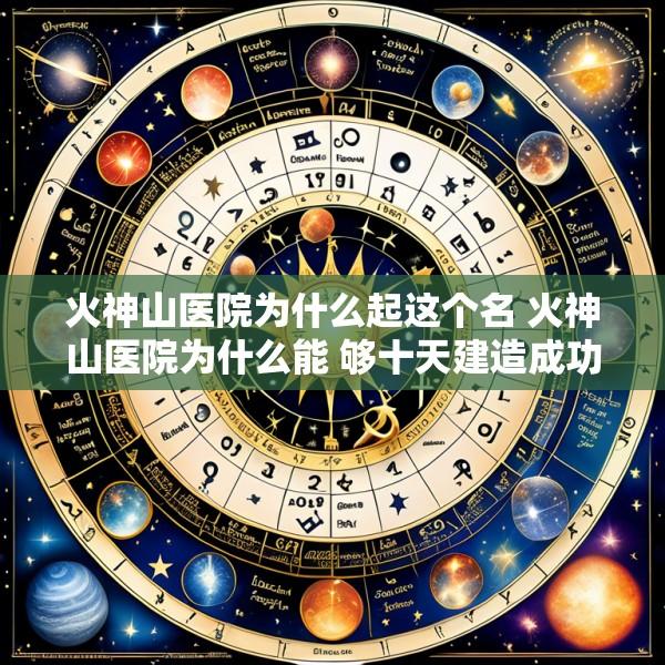 火神山医院为什么起这个名 火神山医院为什么能 够十天建造成功
