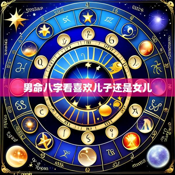 男命八字看喜欢儿子还是女儿