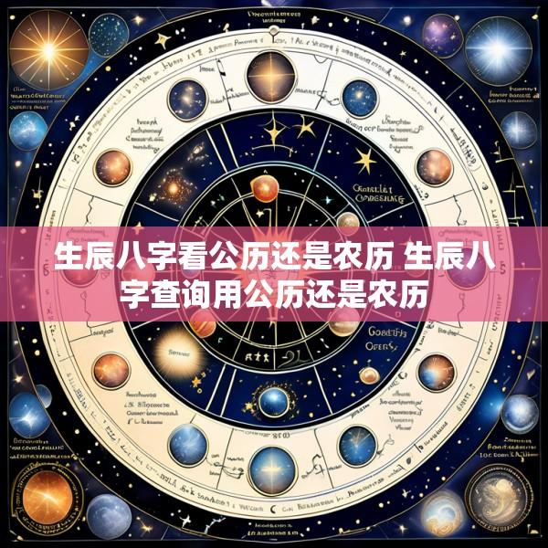 生辰八字看公历还是农历 生辰八字查询用公历还是农历