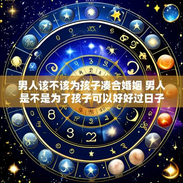 男人该不该为孩子凑合婚姻 男人是不是为了孩子可以好好过日子