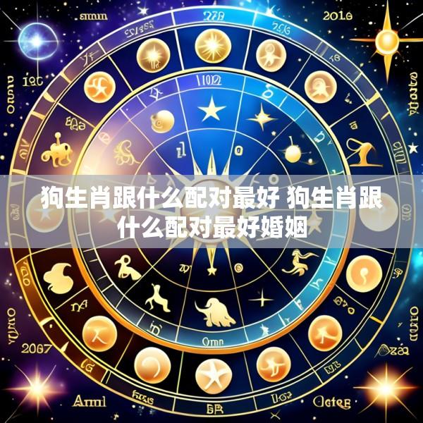 狗生肖跟什么配对最好 狗生肖跟什么配对最好婚姻
