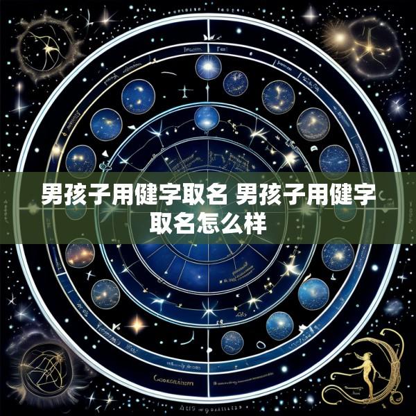 男孩子用健字取名 男孩子用健字取名怎么样