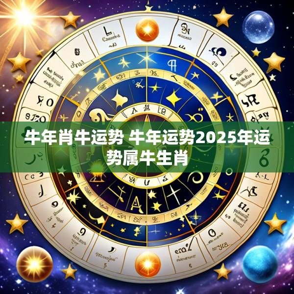牛年肖牛运势 牛年运势2025年运势属牛生肖
