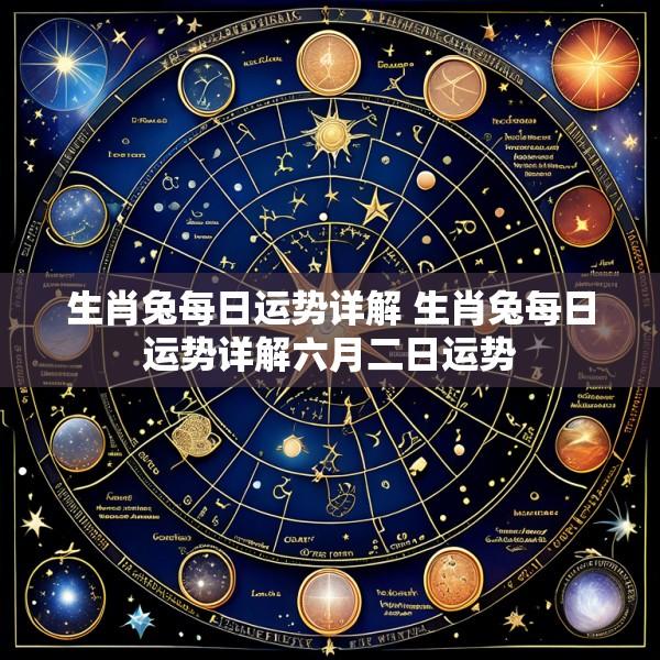 生肖兔每日运势详解 生肖兔每日运势详解六月二日运势