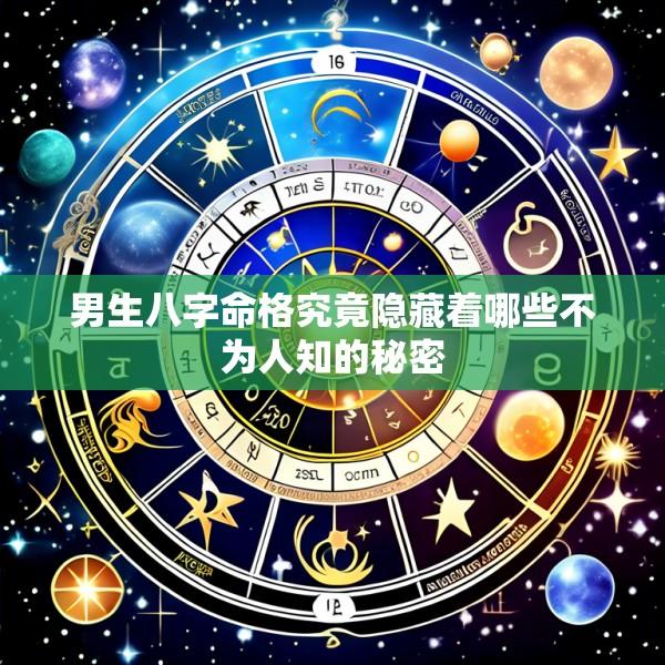 男生八字命格究竟隐藏着哪些不为人知的秘密