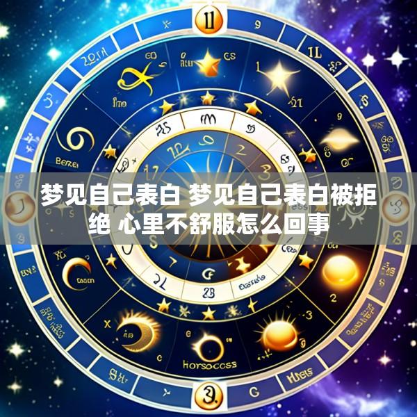 梦见自己表白 梦见自己表白被拒绝 心里不舒服怎么回事