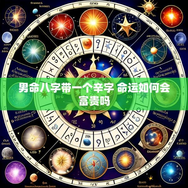 男命八字带一个辛字 命运如何会富贵吗