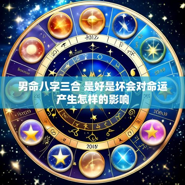 男命八字三合 是好是坏会对命运产生怎样的影响