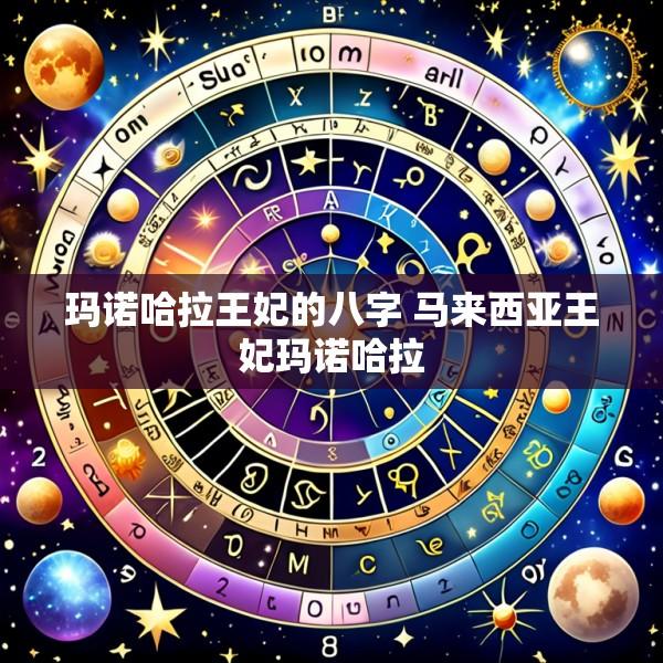 玛诺哈拉王妃的八字 马来西亚王妃玛诺哈拉