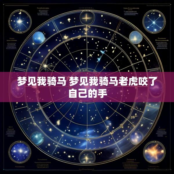 梦见我骑马 梦见我骑马老虎咬了自己的手