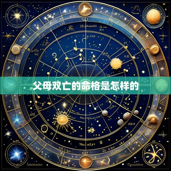父母双亡的命格是怎样的