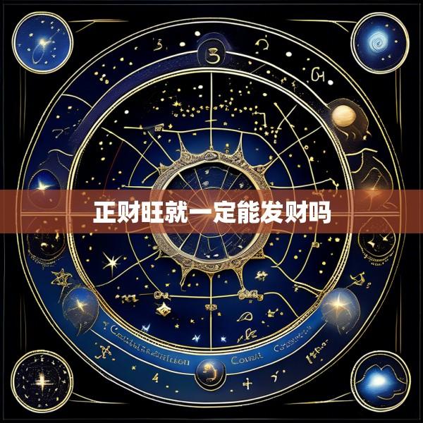 正财旺就一定能发财吗