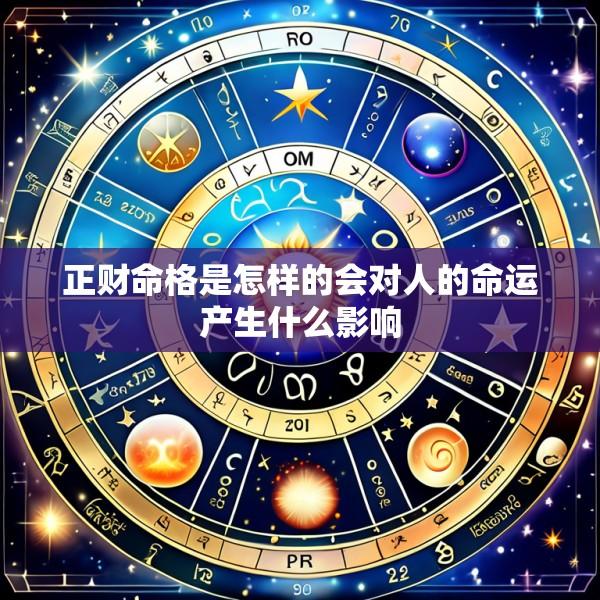 正财命格是怎样的会对人的命运产生什么影响