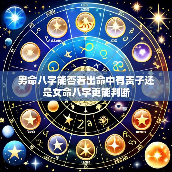 男命八字能否看出命中有贵子还是女命八字更能判断