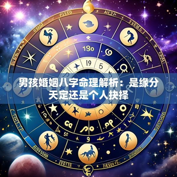 男孩婚姻八字命理解析：是缘分天定还是个人抉择